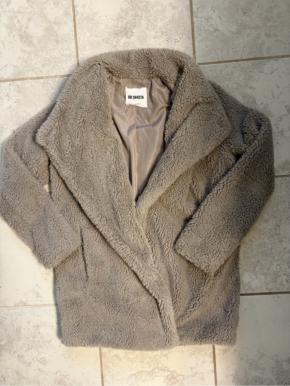 ✨BB Dakota | Daylin Open-Front Teddy Bear Coatigan | Sz S - Picture 5 of 16